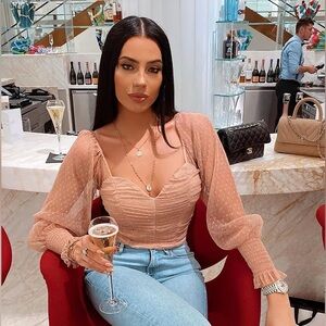 Fashion Nova Nude Top